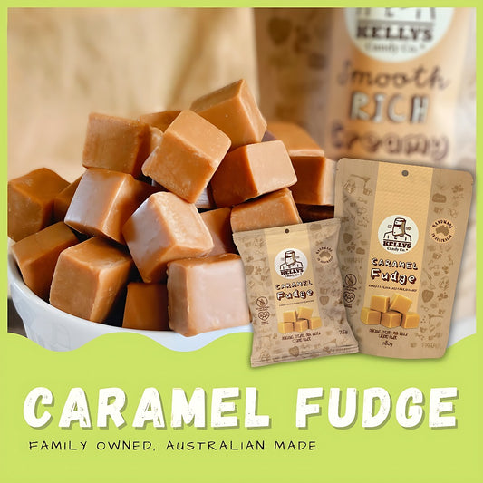 Kellys Candy Co - Caramel Fudge - 75g