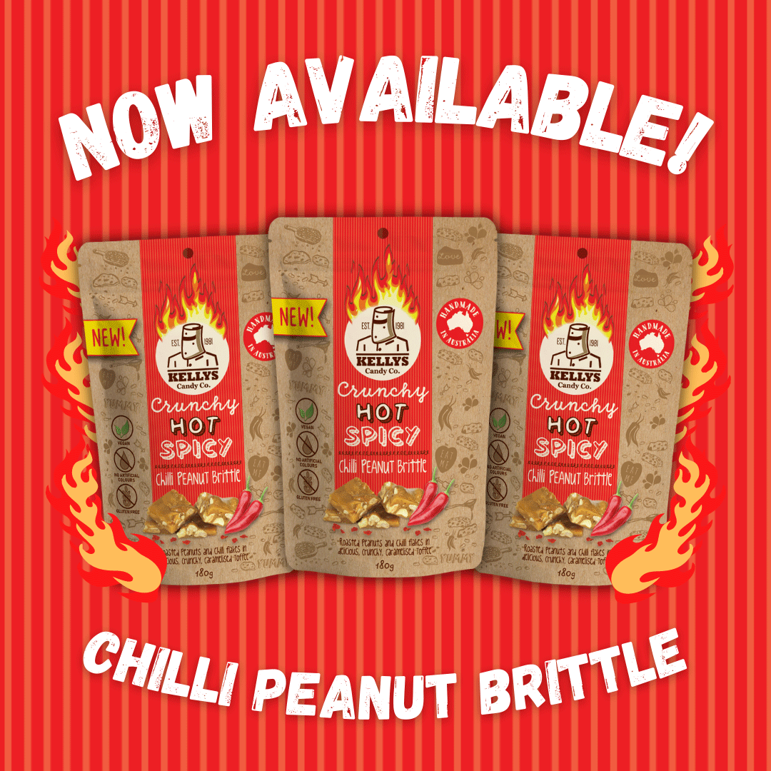 Kellys Candy Co - Chilli Peanut Brittle - 180g
