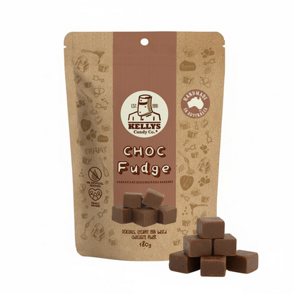 Kellys Candy Co - Choc Fudge - 180g