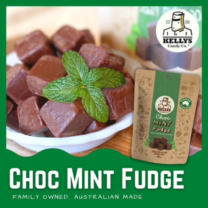 Kellys Candy Co - Choc Mint Fudge - 180g