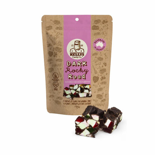 Kellys Candy Co - Dark Rocky Road - 175g