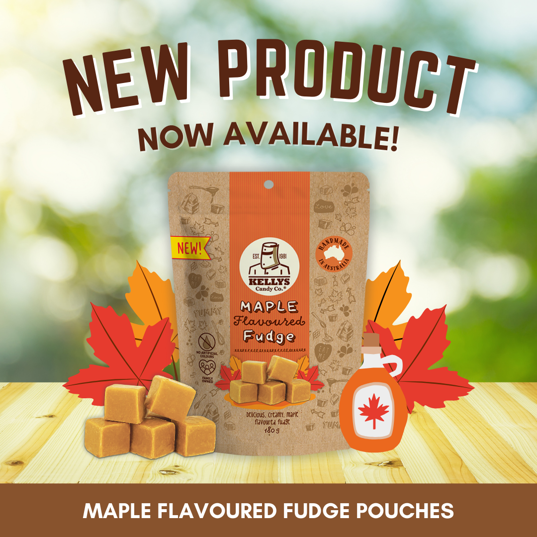 Kellys Candy Co - Maple Flavored Fudge - 180g