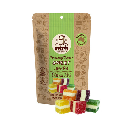 Kellys Candy Co - Rainbow Jellies - 180g