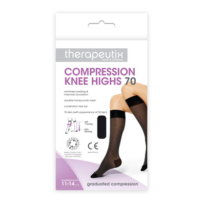 Therapeutix 70D Compression Knee High