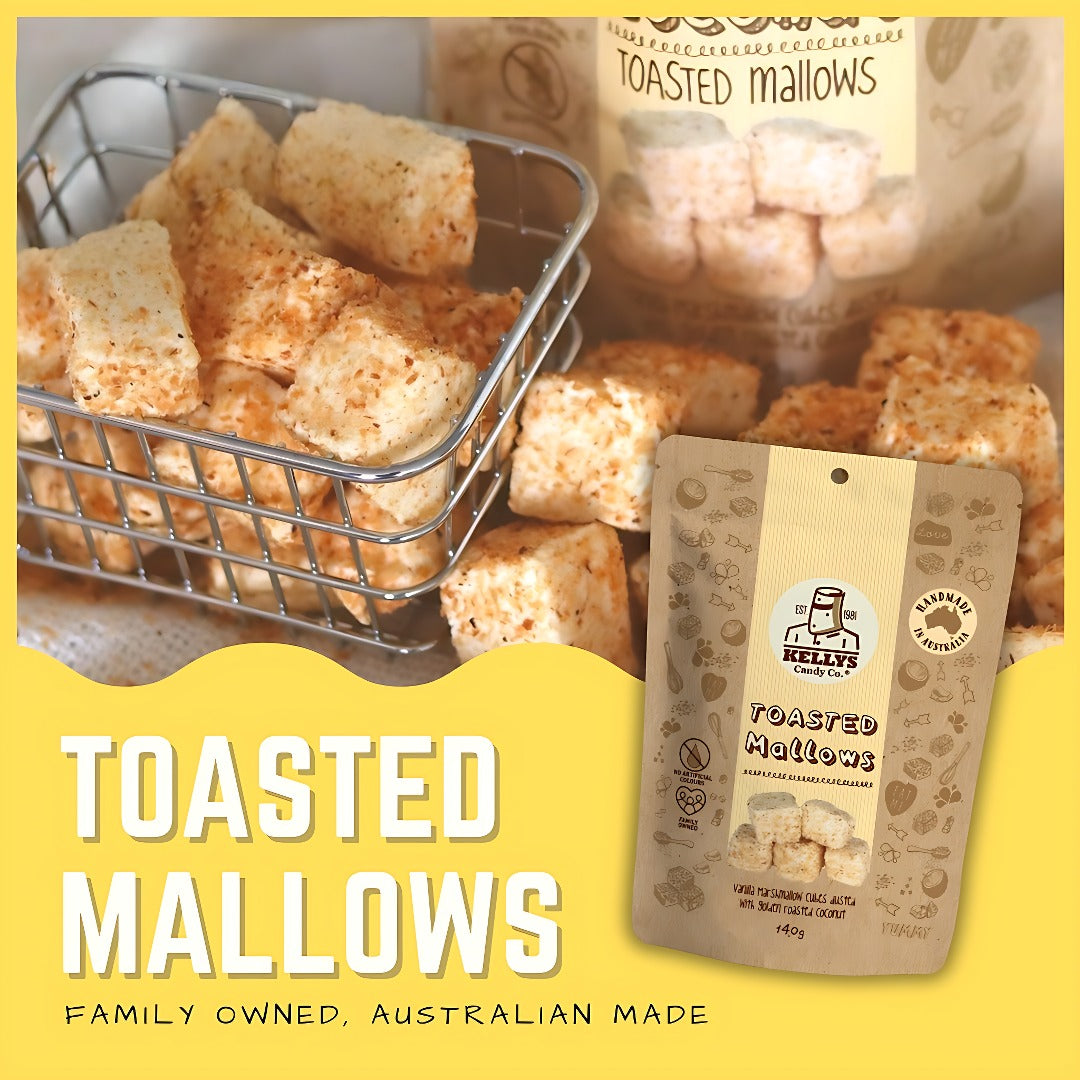 Kellys Candy Co - Toasted Mallows - 140g