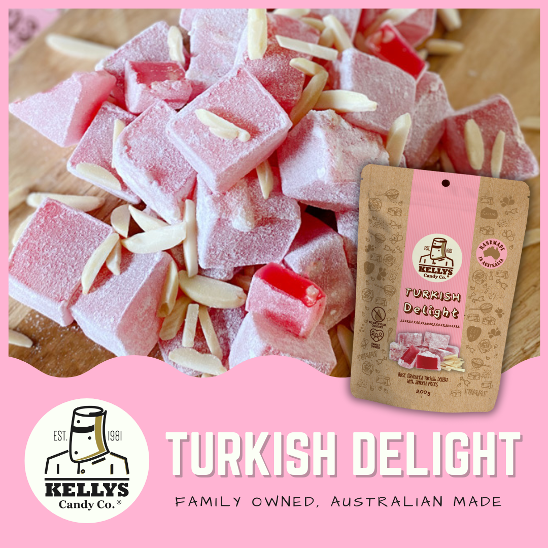 Kellys Candy Co - Turkish Delight - 200g